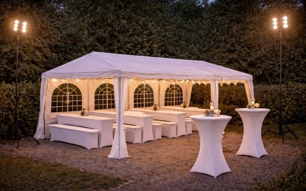 Miet-Partyzelt 3 x 6 mtr. Selbstabholung